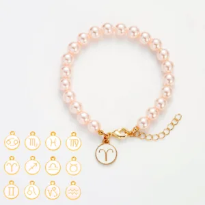 Pearl Zodiac Bracelet Capricorn