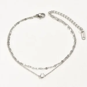 Silver Steel Anklet Zircon Stylehub account κοσμηματα σκουλαρικια βραχιολι δαχτυλιδι κολιε About us κοσμηματα θεσσαλονικη γυναικεια κοσμηματα ατσαλινα κοσμηματα κοσμηματα που δεν μαυριζουν φθηνα κοσμηματα κοσμηματα μαργαριταρια