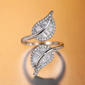 Two Zircon Leaves Ring κοσμηματα δαχτυλιδι Stylehub account κοσμηματα σκουλαρικια βραχιολι δαχτυλιδι κολιε About us κοσμηματα θεσσαλονικη γυναικεια κοσμηματα ατσαλινα κοσμηματα κοσμηματα που δεν μαυριζουν φθηνα κοσμηματα κοσμηματα μαργαριταρια