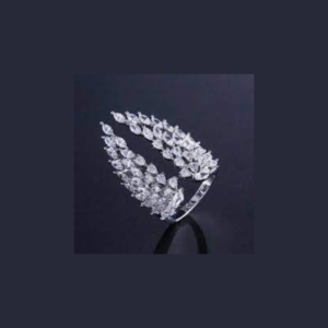 Zircon Wings Ring - δαχτυλίδι με φτερά zircon