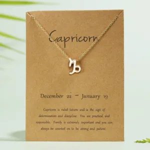 Zodiac necklace κοσμηματα κολιε κρεμαστο αιγοκεροσ