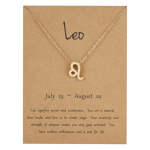 Zodiac necklace κοσμηματα κολιε κρεμαστο λεον
