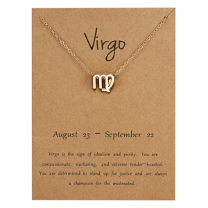 Zodiac necklace κοσμηματα κολιε κρεμαστο παρθενοσ