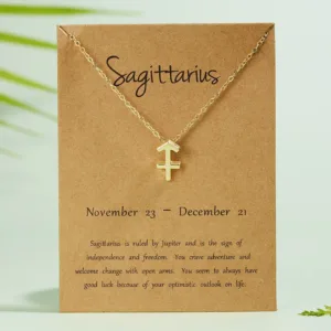 Zodiac necklace κοσμηματα κολιε κρεμαστο τοξοτης