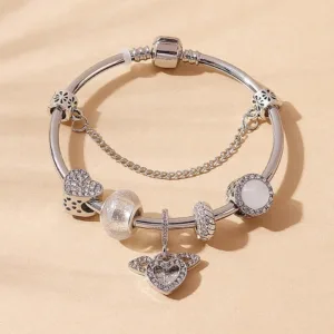 Bangle Pulsera Plata βραχιολι κοσμηματα