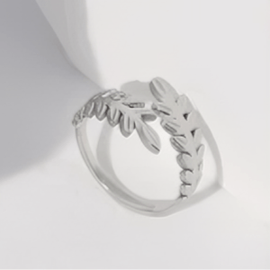 Silver Olive Ring