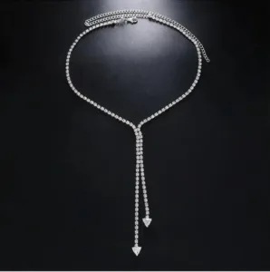 Rhinestone Collar κοσμηματα κολιε κρεμαστο