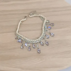 Collar Doble Perla Superior