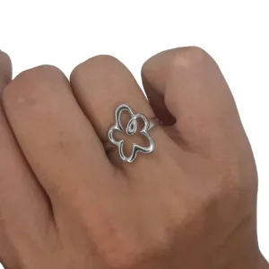 Flor Acero Anillo δαχτυλιδι κοσμηματα κολιε βραχιολια κρεμαστα