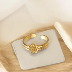 Flor Oro Anillo κοσμηματα κολιε δαχτυλιδι βραχιολι σκουλαρικια