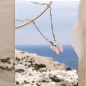 Mariposa Colgante κολιε κοσμηματα δαχτυλιδια βραχιολια κρεμαστα