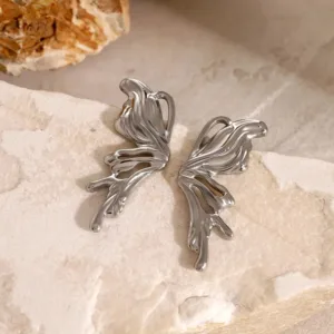 Alas de Mariposa Σκουλαρίκια Ατσάλι κοσμηματα βραχιολί δαχτυλιδι κολιε