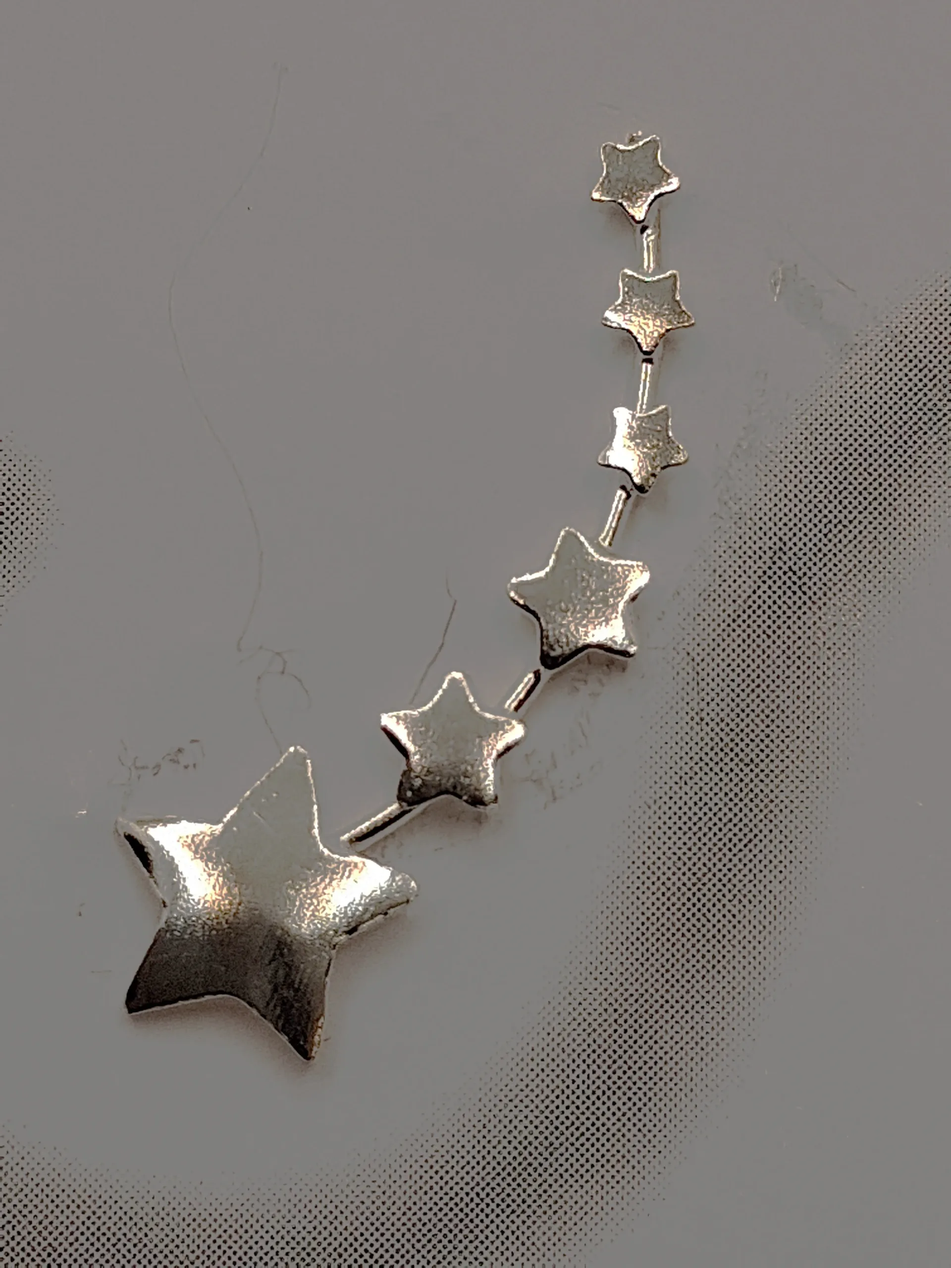 Stars Earline – Earline σκουλαρίκια με αστεράκια από Ασήμι 925 σε ασημί χρώμα