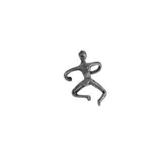 ear cuff ανθρώπινη φιγούρα ασήμι 925 sculptural"