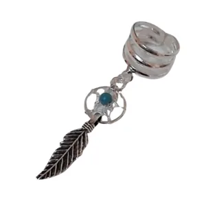 ear cuff ονειροπαγίδα ασήμι 925 boho dreamcatcher