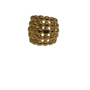 ear cuff μπίλιες χρυσό 17.7mm ανοξείδωτο ατσάλι