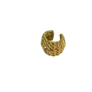 ear cuff μπίλιες χρυσό 17.7mm ανοξείδωτο ατσάλι
